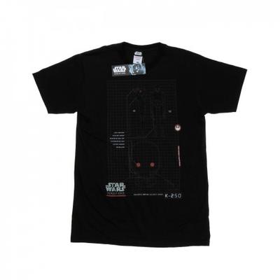 Мужская футболка Rogue One K-2SO Схема