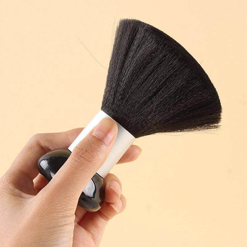 BL Top Quality Soft Black Cleaning Hair Brush Stylist Barber Hair Hairbrush Face Shaving Hair Removal Nail Neck Duster Brush