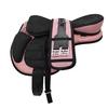 Pink Treeless Freemax Synthetic Horse Tack Saddle + Girth, All Sizes For Horse