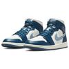 Air Jordan 1 Mid Sky J French Blue Женские кроссовки Sail Ozone-Blue BQ6472-414