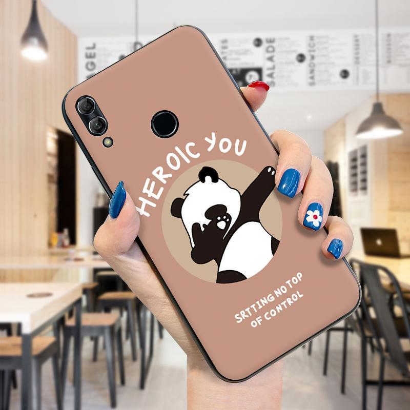 Противоударный мягкий чехол, модный милый чехол с пандой для девочек и мальчиков, милый мягкий силиконовый чехол из ТПУ для телефона iPhone OnePlus Huawei Honor