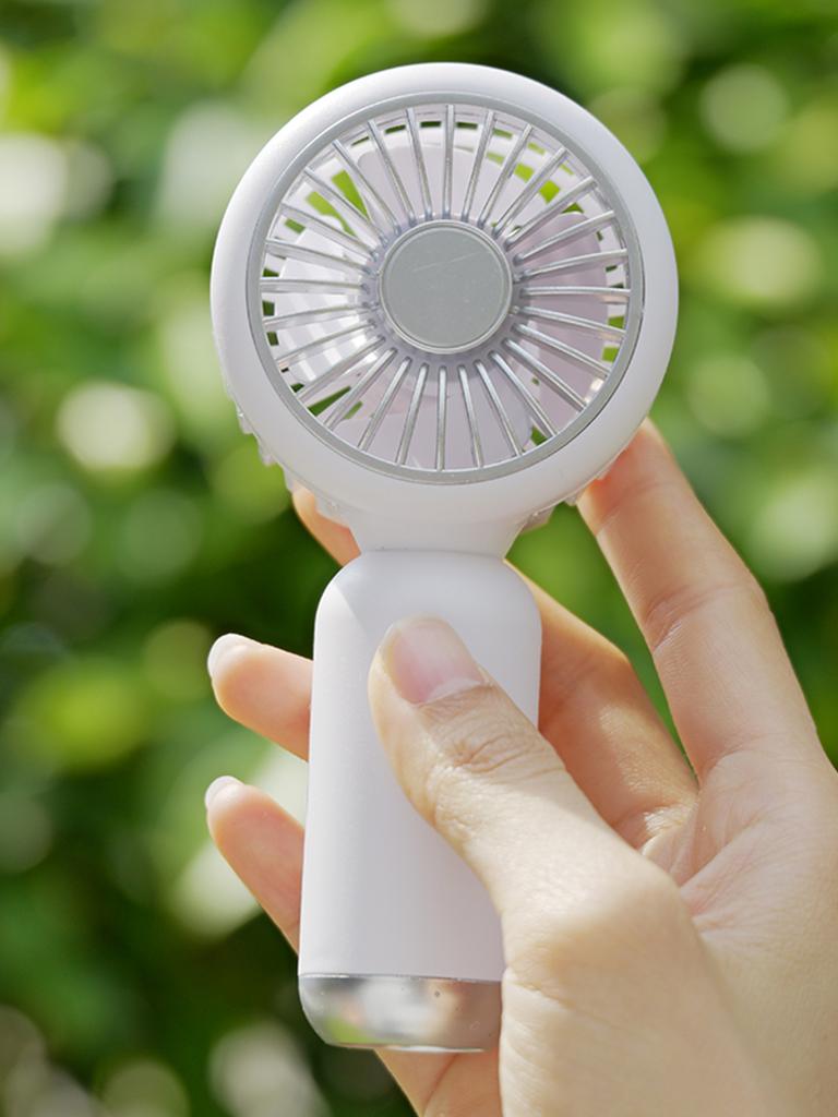 Ручной мини-вентилятор, быстрая зарядка через USB, очень удобный, сильный ветер, размер ладони, чтобы носить с собой