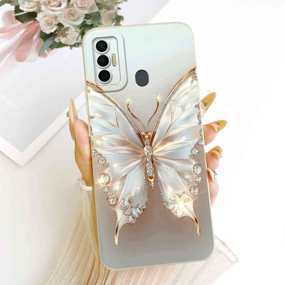 Для Tecno Spark 7 Модный Дракон Ударопрочный Защитный Чехол для Телефона Spark7 7P 7Pro KF6 KF7j Мягкий Силиконовый Чехол