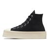 Chuck Taylor All Star Modern Lift Классический Тренд Удобные Прочные Легкие Высокие парусиновые кеды Женские кроссовки Черные A06141C