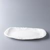 12 Inch Restaurant Matte Ceramic Stone Pattern Dinner Plate Fish Plate Western Food Barbecue Plate Fish Plate Ceramic Tableware