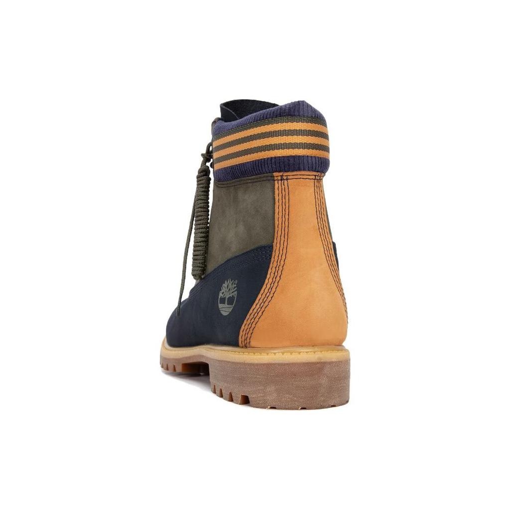 Timberland Удобные мужские ботинки для отдыха на открытом воздухе в стиле ретро, сине-зеленые, A5ZZF019