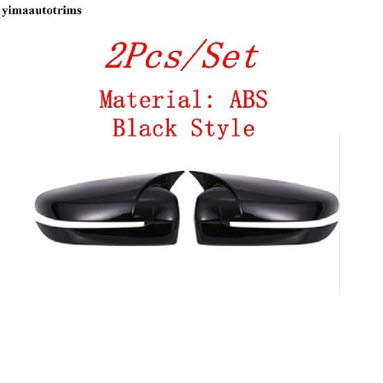 Outer Side Door Rearview Mirror Rear-view Decoration Cover Trims For BMW 5 6 Series GT G30 530I 2017 -  Exterior Accessories