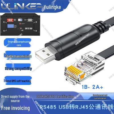 Кабель USB - RS485 для BMS литий-фосфатной батареи и связи RJ45
