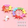 DIY Colored Hearts Wooden Clips Hanging Ornament Wedding Party Birthday Anniversary Envelop Photo Wall Decoration Wood Clips
