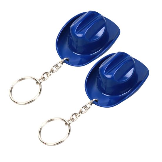 Yousheng 1/2 шт. Брелок в деревенском западном стиле, ковбойская шляпа 2 в 1, брелок-открывашка для бутылок, портативное кольцо для ключей, сувениры для бара и вечеринки