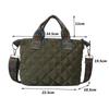 Yogodlns Design Lingge Quilted Padded Large Tote Nylon Women Handbags Luxury Design Shoulder Crossbody Bags Shopper Bag