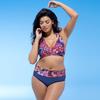 Европейский и американский сексуальный купальник бикини большого размера с принтом - Женский купальник из двух частей