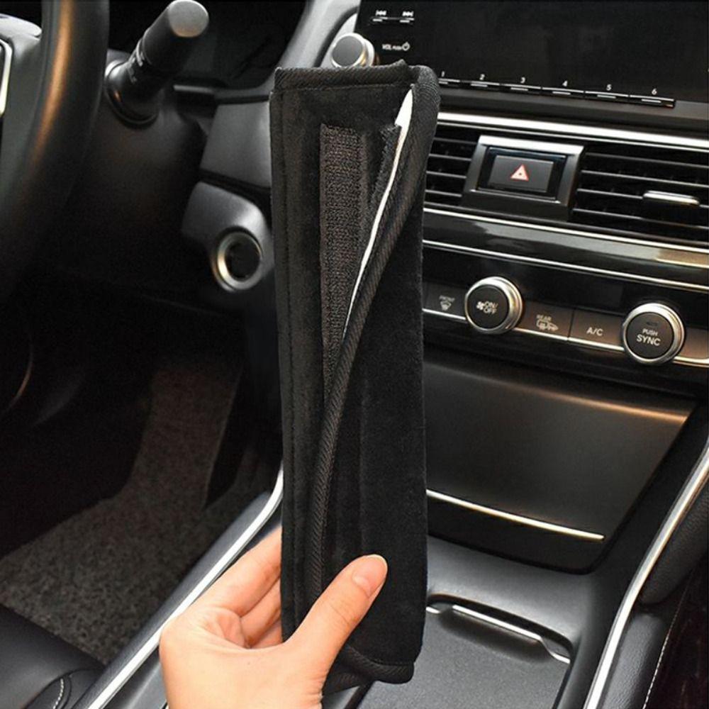 Soft Panda Car Seatbelt Cover Lamb's Wool Seat Belt Cover New Auto Shoulder Protector Pad Car