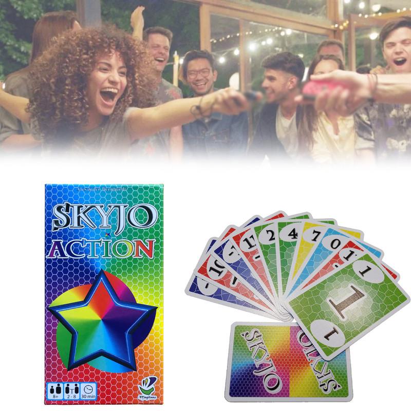 Захватывающая карточная игра Skyjo для веселых семейных посиделок и социальных мероприятий