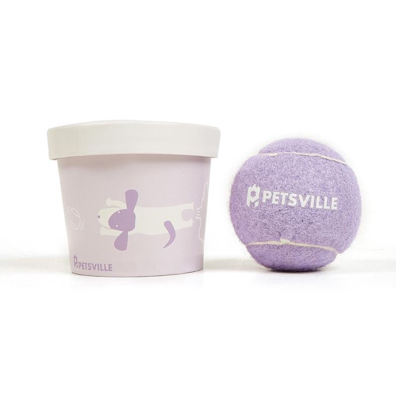 PETSVILLE Интерактивная уличная теннисная мяч-игрушка для собак - Убийца скуки, Прочный дизайн