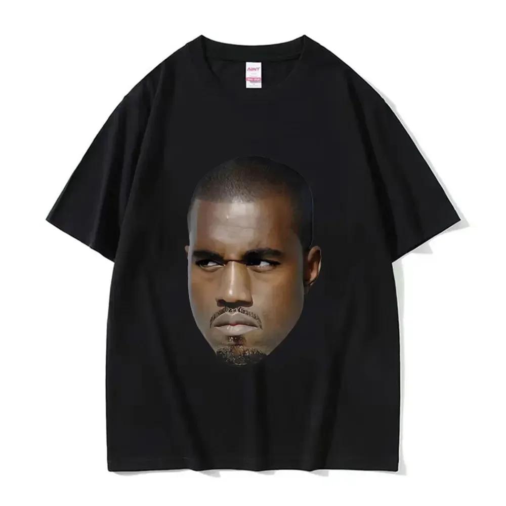 Funny Kanye West Meme T-Shirt Men's Vintage Hip Hop Rap Style Tshirt Men Women Short Sleeve T Shirt Streetwear Rap Culture Top