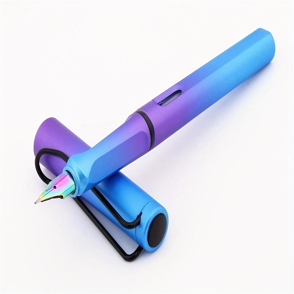 1 шт., ручка с градиентной позой, ручка для практики письма, прямая ручка с жидкими чернилами для позы