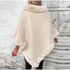 Осень Зима Одеяло Накидка Пончо Женские свитера Шаль Кашемировые накидки Национальные пуловеры Ветрозащитный толстый плащ