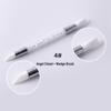 Dual-Head Silicone Manicure Tool: Carving, Embossing, Gradient Smudge, Magic Mirror Powder Applicator