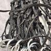 Сетка для сена с медленным поеданием, кормушка для сена, мешок для сена, сетка для сена для лошадей, кормушка с медленным поеданием, сетка для сена, длина 36 дюймов с отверстиями, подвесная сетка для корма для лошадей