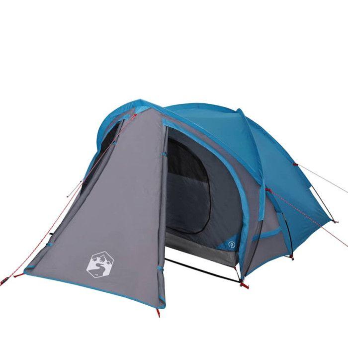 Tente de camping - vidaXL - 2 personnes - Imperméable - Bleu - Facile à monter