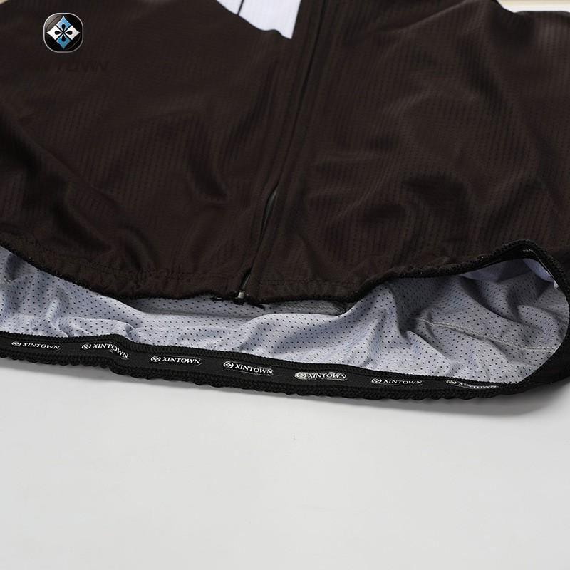 Mens Long Sleeve Cycling Jersey Moisture Wicking Bike Top