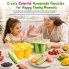 Силиконовые формы для эскимо Уникальные спиральные и в виде ракушек формы для мороженого на палочке Гибкий многоразовый поддон для мороженого для домашних летних угощений
