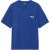 Fila Унисекс футболка с круглым вырезом, коротким рукавом, однотонная, с логотипом, топ FS262RS01U009-452