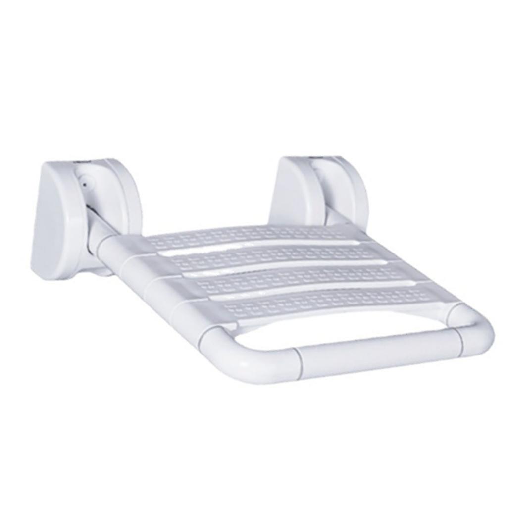 Folding Shower Seat Wall Mount Space Saving Antislip Safety Bathroom Wall Shower Bench for The