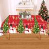 Рождественская скатерть с Санта-Клаусом Веселые рождественские украшения для дома 2025 Navidad Kerst Noel Natal Рождественские украшения для стола Декор