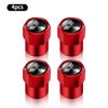 cxlqbm1 4pcs Car Wheel Air Valve Stem Cover Caps For MITSUBISHI Lancer EX 10 Lancer X Outlander ASX Colt Pajero Sport Car Accessories