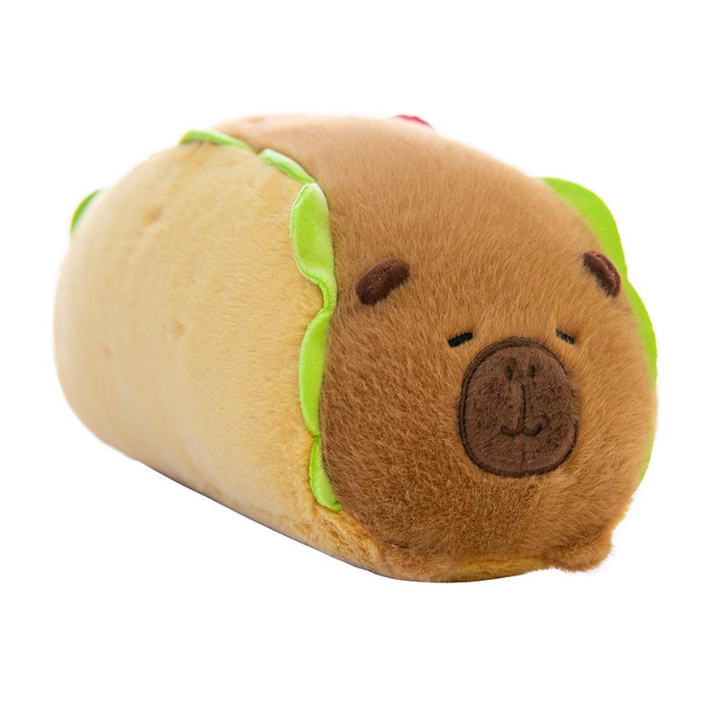 Bread Capybara Plush Toy Baking Capibara Fluffty Doll Cute Capybara Plush Doll  Birthday Gift