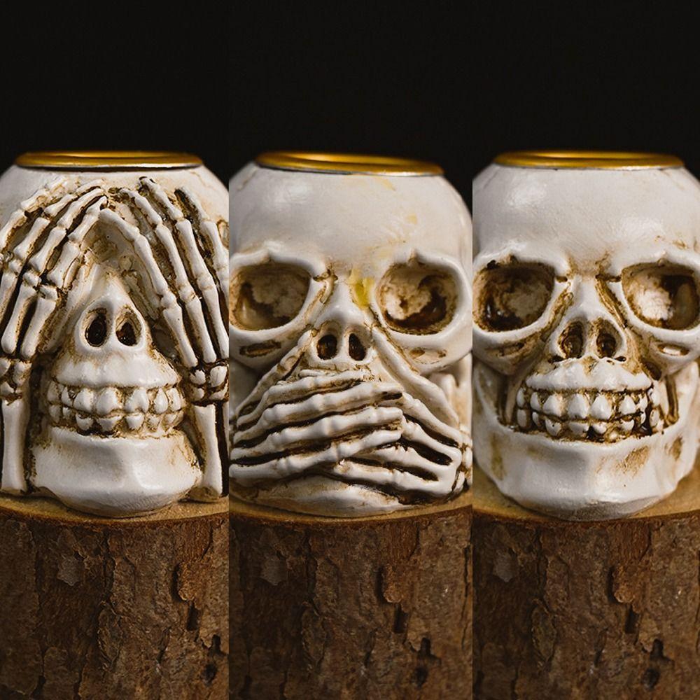 Скелет Рука Чайная свеча Хэллоуин Скелет Декор Имитация Поддельный Скелет Фестиваль Реквизит для вечеринки