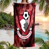 Bournemouth Football Beach Towel Soft Microfiber Summer Towel Quick Dry Absorbent Towel for Beach Swimming Pool Travel
