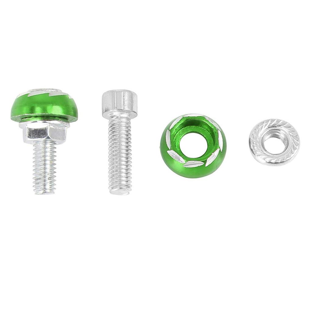 uxcell License Plate Bolts License Plate Screws Motorcycle License Plate Bolts Metal 6mm 10pcs Green