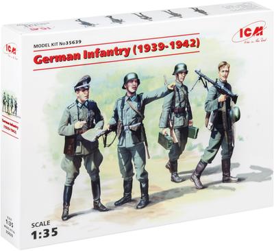 ICM 1/35 Немецкая пехота 1939-1942 Пластиковая модель 35639