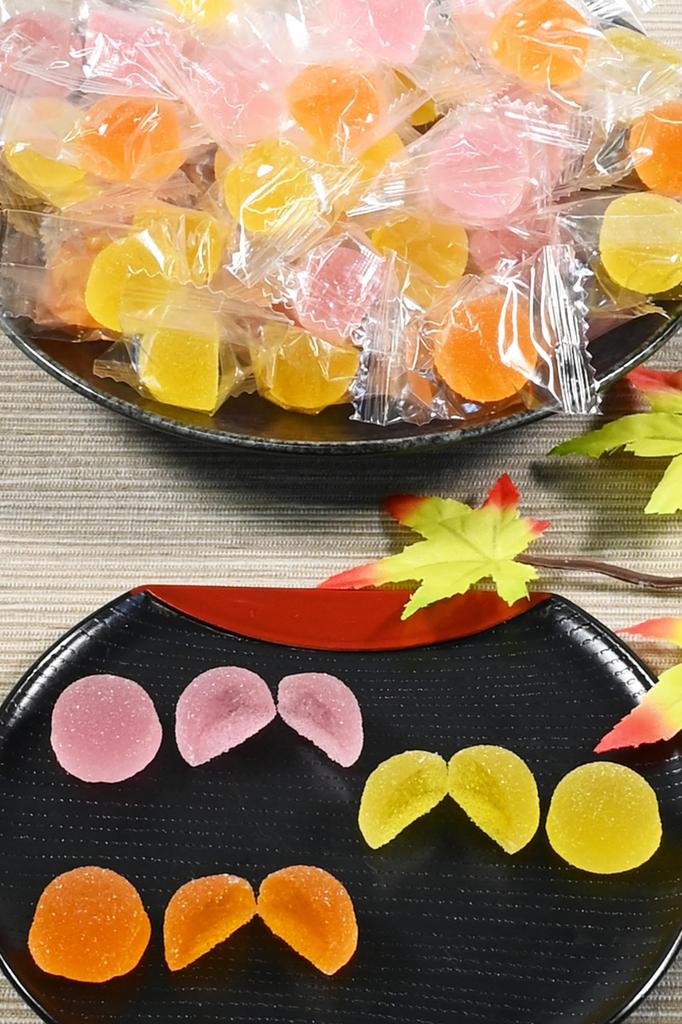 Якушима Фруктовый Жевательный Большой Емкости Фрукты 3 Вида Мелкие Индивидуальные Коммерческие Разбросанные Конфеты Мягкие Sensei Shokai 500г Ассортимент,