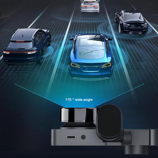 Автомобильная камера с G-сенсором, циклическая запись, защита на весь день, простая установка, передняя и задняя части