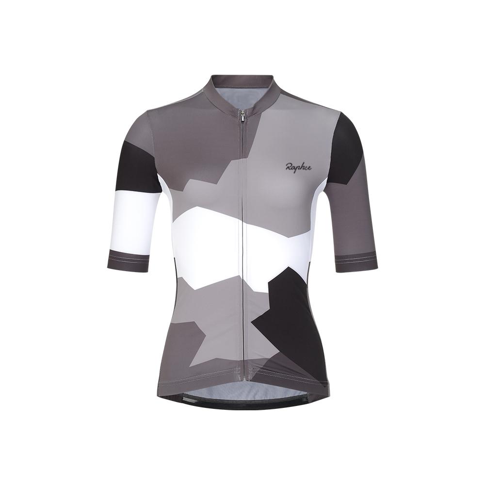 Летняя женская гоночная веломайка с цветными блоками Ropa Ciclismo, веломайка для горного велосипеда с коротким рукавом, быстросохнущая