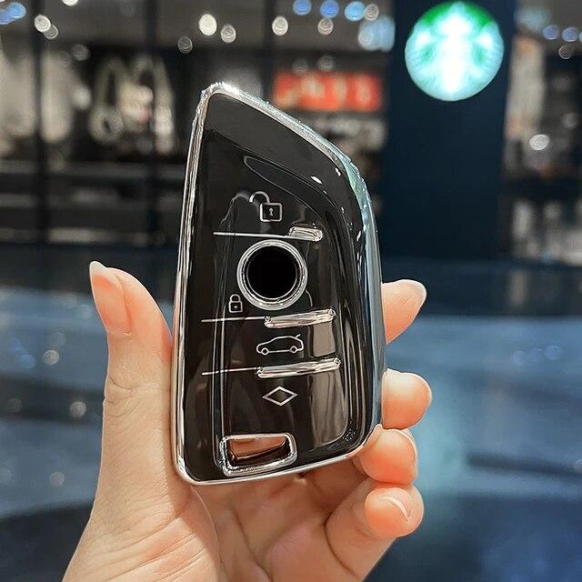 Чехол для ключей из ТПУ для BMW 1, 3, 5, 7 серии F10 F20 F32 F34 F21 F30 F31 G30 G20 X1 X3 G01 X4 G02 X5 F15 F16 G05 G07, брелок