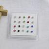 Bluelans Earrings Stud Jewelry Women Nose Flower  Body Piercing 20Pcs/Box