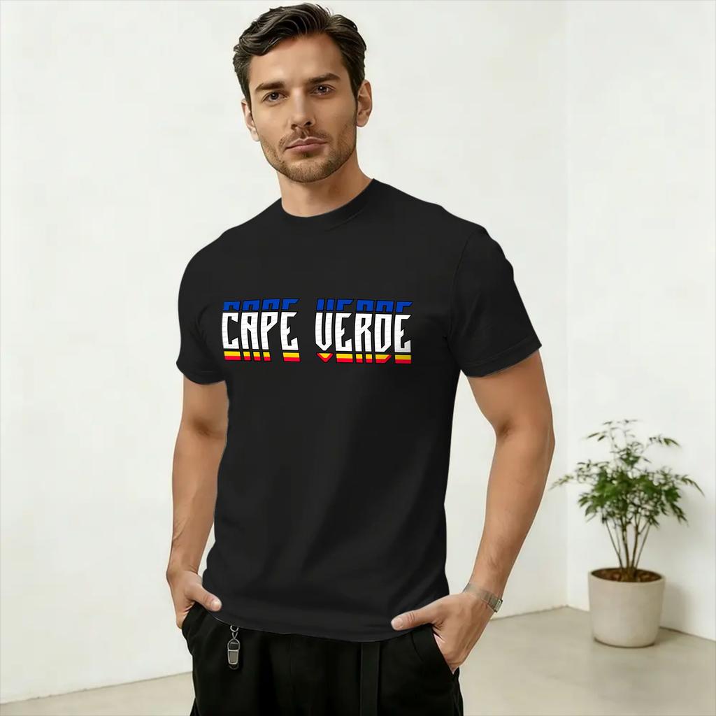 Proud Cabo Verde Flag T Shirt Unisex 100 Cotton Humorous TShirt O Neck Tees Short Sleeve Clothing 4XL 5XL 6XL