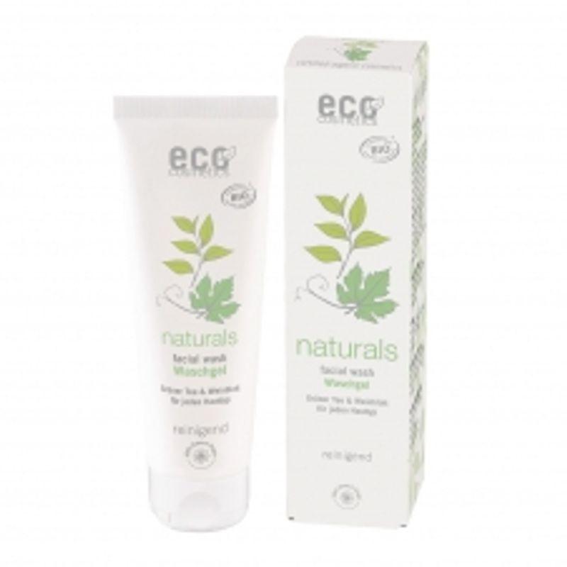 Eco Cosmetic Очищающий гель с виноградными листьями и зеленым чаем 125 мл