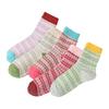 Pairs Winter Warm Crew Socks for Women Thick Mid-Calf Knitted