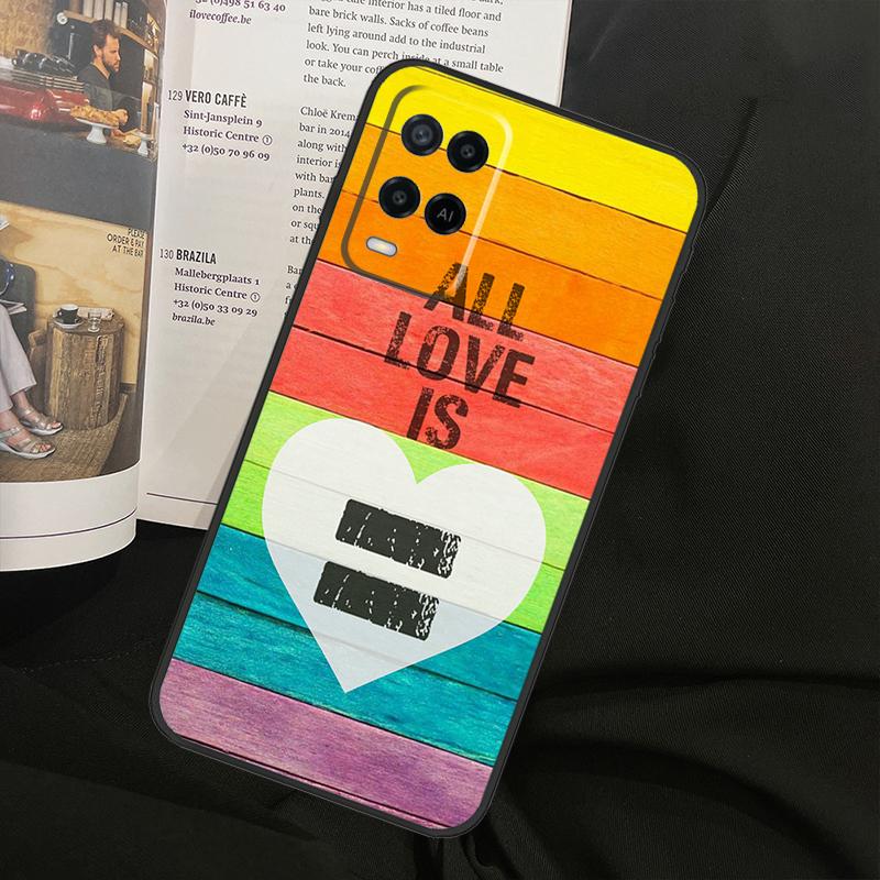 LGBT Pride Love For Oppo A78 A98 A80 A40 A60 A18 A38 A58 A15 A17 A77 A74 A94 A54 A57S A16 A76 A96 Phone Case