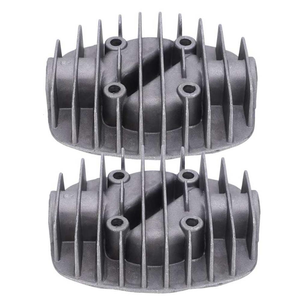 G1/2In G3/8In Female Threaded Metal Cylinder Head Fit For Air Compressor