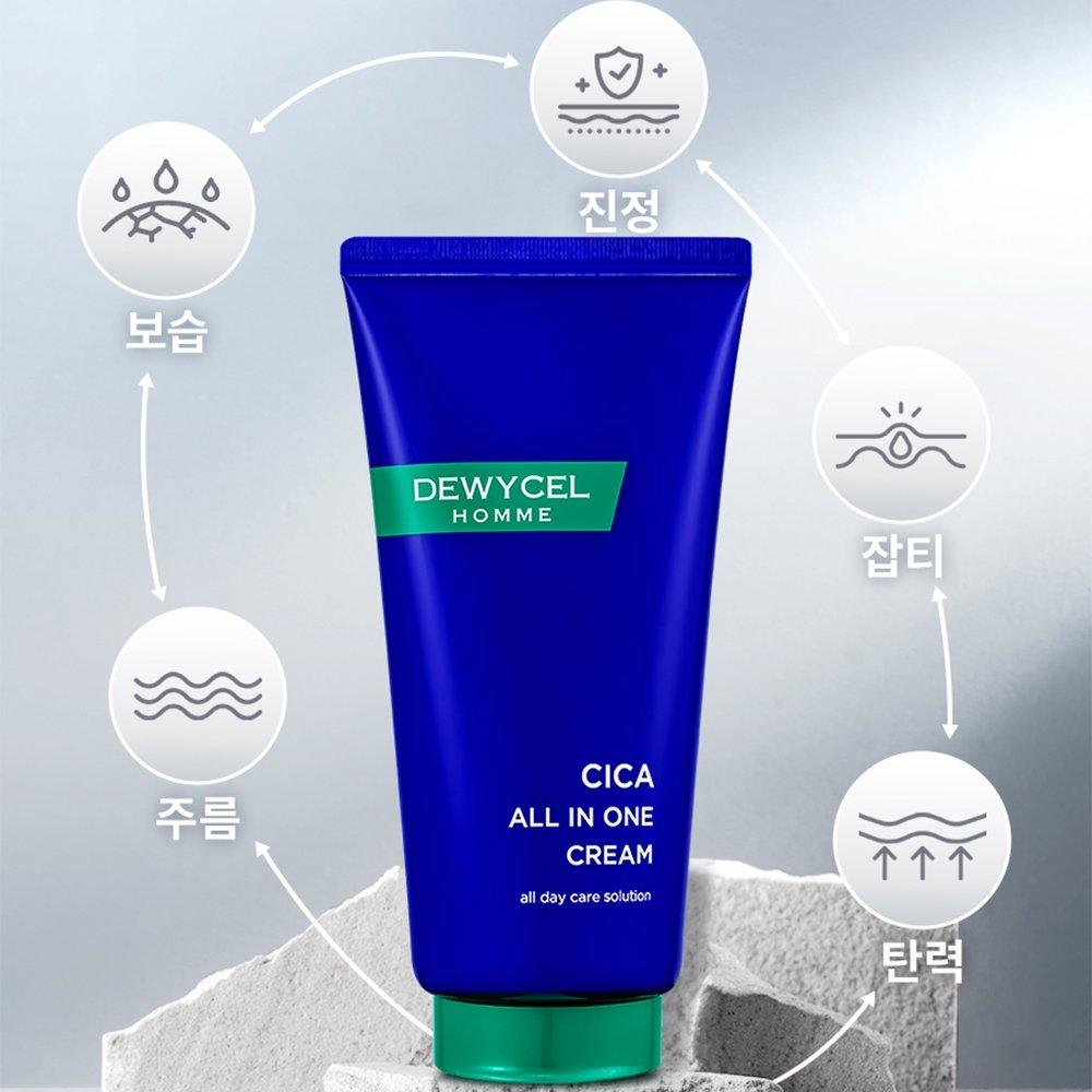 DEWYCEL Homme Cica All-in-One Moisture Boost Cream большой емкости 150 мл