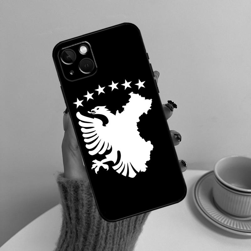 Чехол для телефона с флагом Албании для iPhone 16 Pro Max 14 13 12 11 15 17 Pro Max mini Plus 16e 17 Air Cover Funda