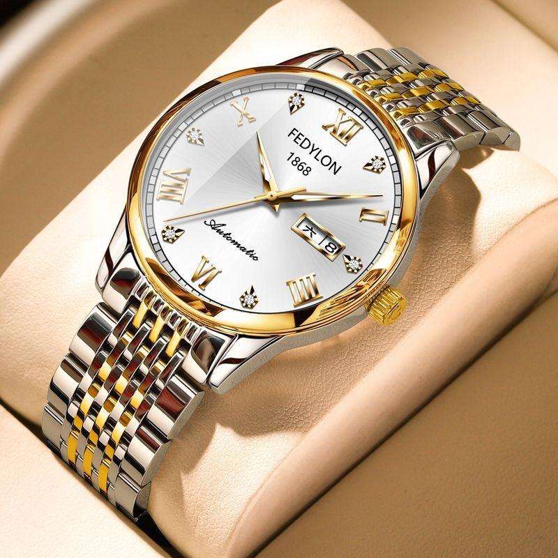 Мужские студенческие светящиеся водонепроницаемые деловые модные европейские и американские часы мужские кварцевые часы