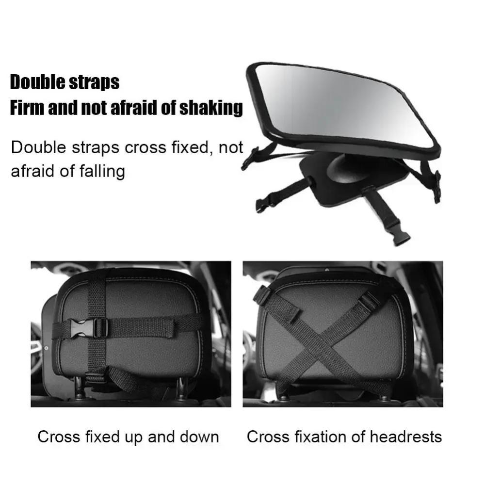Зеркало для детского автомобиля, регулируемое широкое зеркало заднего вида для автомобиля, зеркало для детского сиденья, автомобильное зеркало безопасности, монитор безопасности младенца, аксессуары